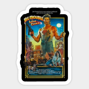 Big trouble in little china Town Sticker